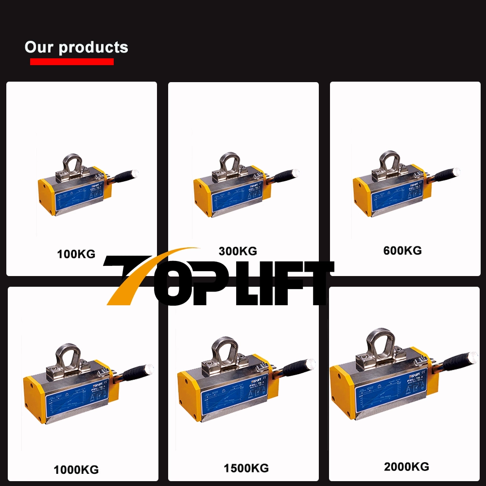 2000kg Tp-Lifting Pml-a Strong Permanent Magnetic Lifter Certificated Hand Controlled