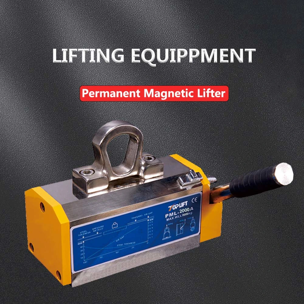 2000kg Tp-Lifting Pml-a Strong Permanent Magnetic Lifter Certificated Hand Controlled