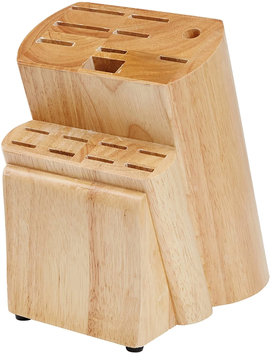 Bamboo Magnetic Knife Block Storage Holder with Bamboo Cutting Board